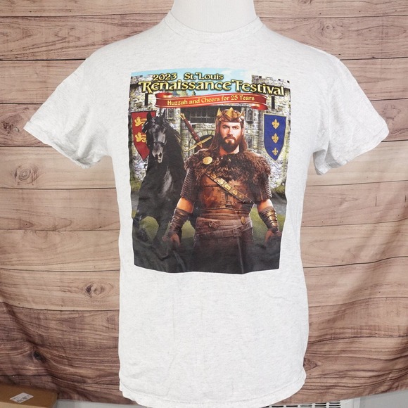 2023 ST LOUIS RENAISSANCE FESTIVAL MEDIEVAL WARRIOR T-SHIRT SIZE M MEDIUM - Picture 2 of 5